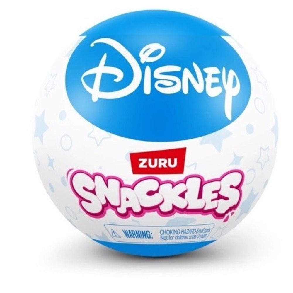 Snackles 5 inch Plush Disney‎ Series Mystery Capsule (Assorted), Soft Stuffed
